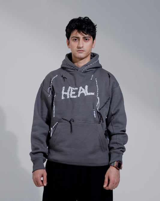 The "HEAL" Hoodie (Slate Gray)