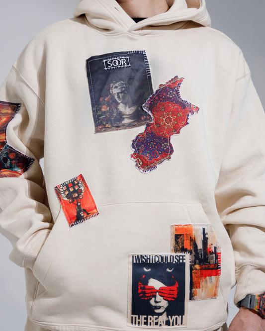 The SOOR Surrealist Archive Collage Hoodie