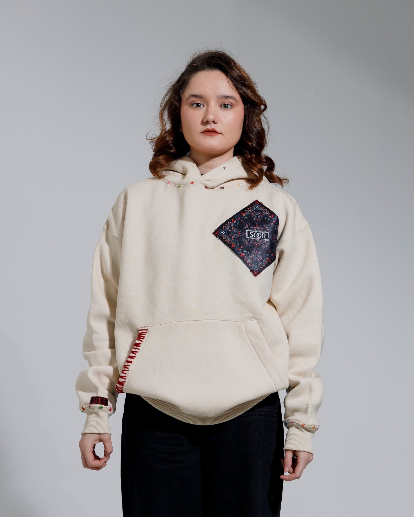 The Heirloom Bandana Patchwork Hoodie