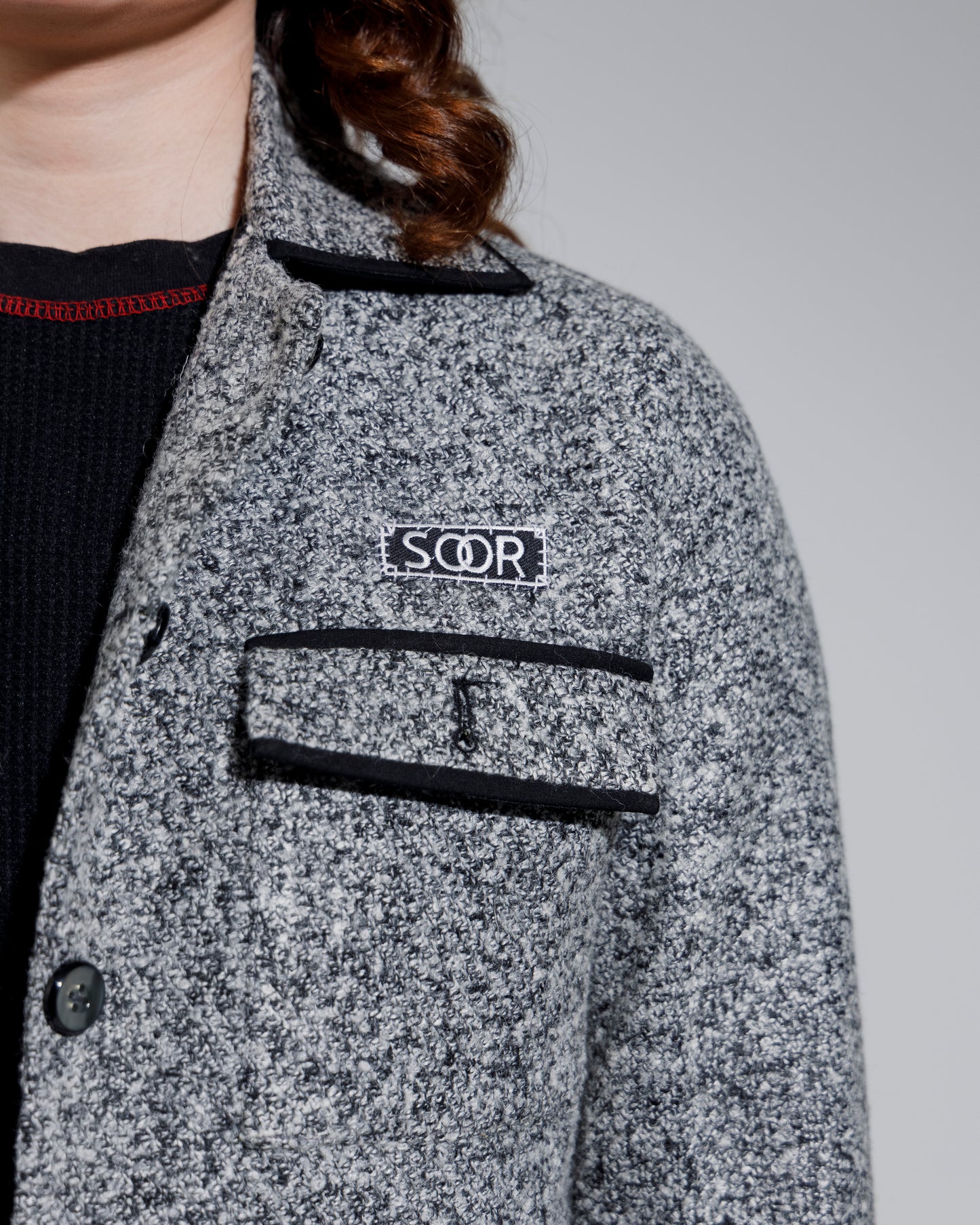 The Bastion Salt & Pepper Tweed Field Jacket