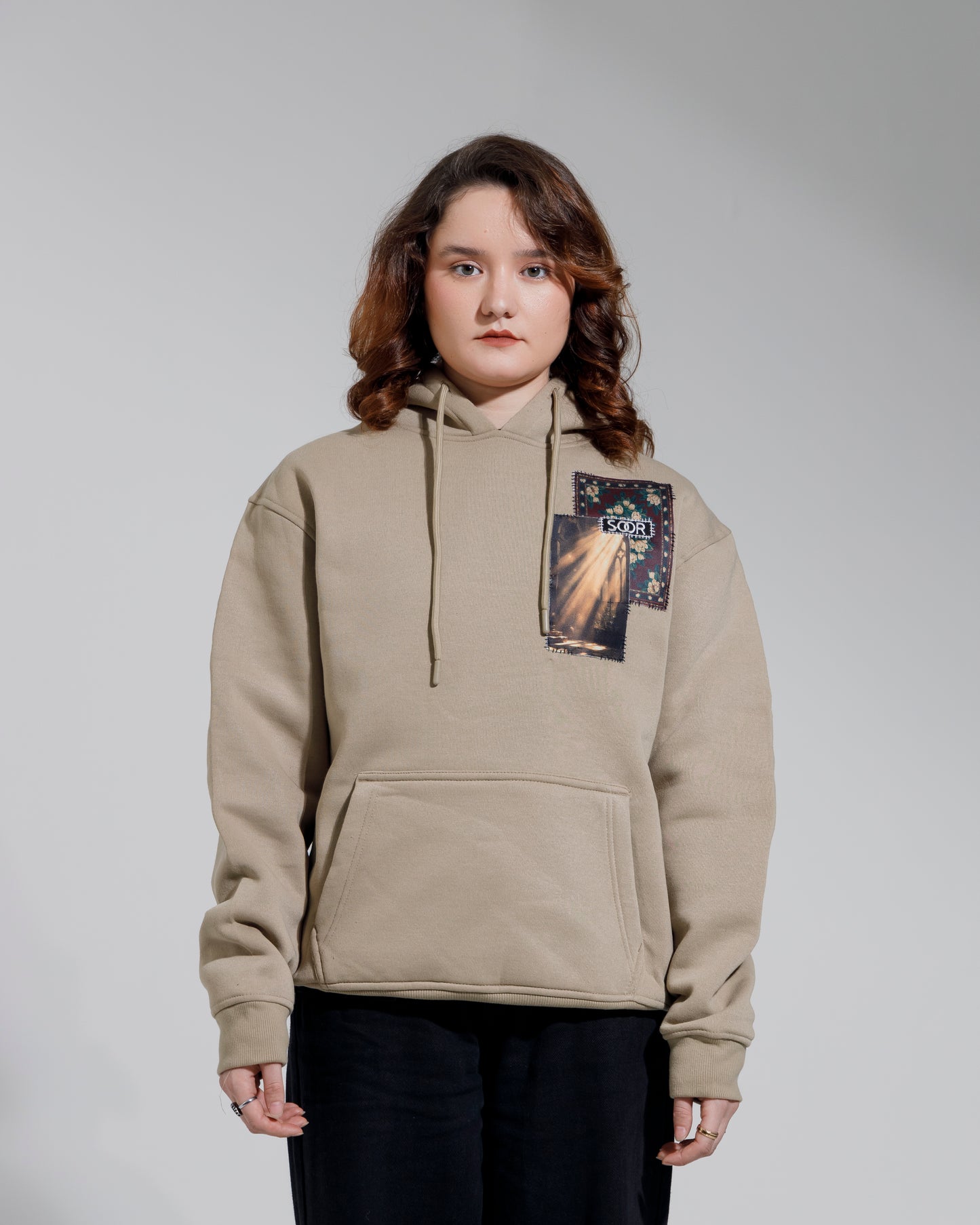 The Gilded Cathedral Patchwork Hoodie