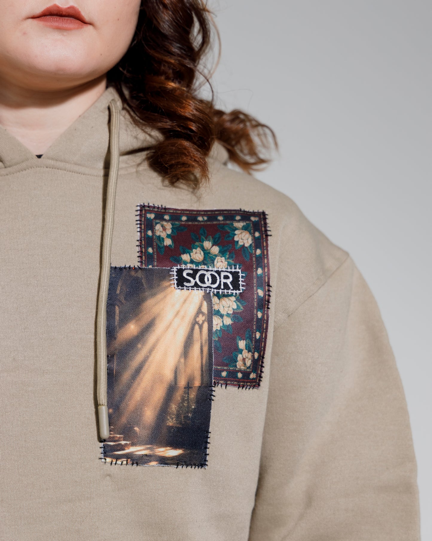 The Gilded Cathedral Patchwork Hoodie